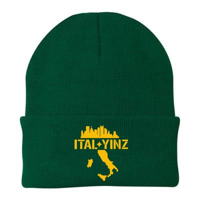 Ital Yinz Italian Pittsburgher Knit Cap Winter Beanie