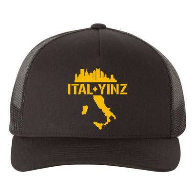 Ital Yinz Italian Pittsburgher Yupoong Adult 5-Panel Trucker Hat