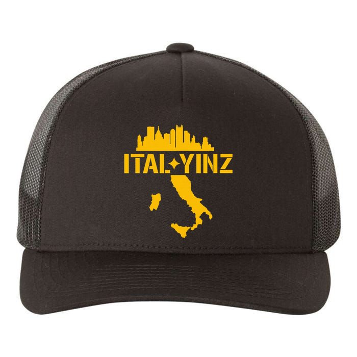 Ital Yinz Italian Pittsburgher Yupoong Adult 5-Panel Trucker Hat