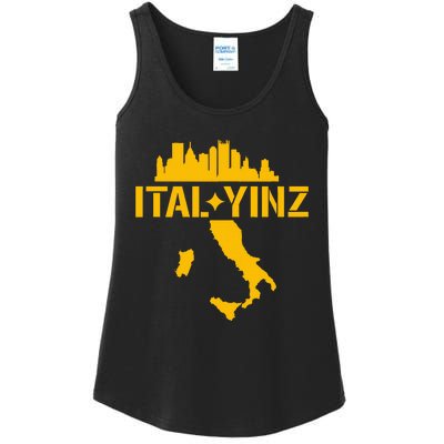 Ital Yinz Italian Pittsburgher Ladies Essential Tank