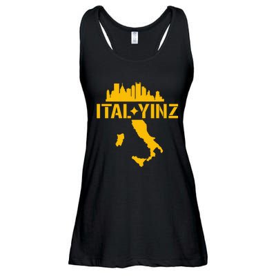 Ital Yinz Italian Pittsburgher Ladies Essential Flowy Tank