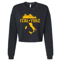 Ital Yinz Italian Pittsburgher Cropped Pullover Crew