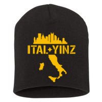 Ital Yinz Italian Pittsburgher Short Acrylic Beanie