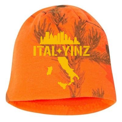 Ital Yinz Italian Pittsburgher Kati - Camo Knit Beanie