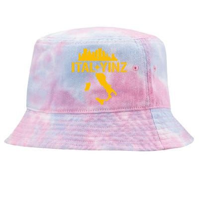 Ital Yinz Italian Pittsburgher Tie-Dyed Bucket Hat