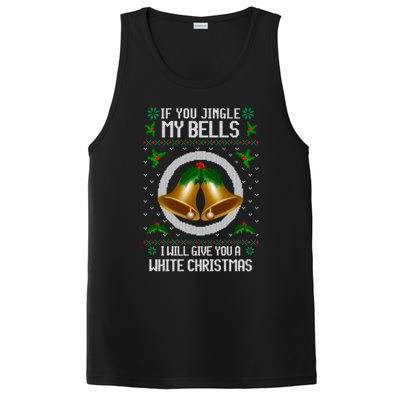 If You Jingle My Bells Ugly Christmas PosiCharge Competitor Tank