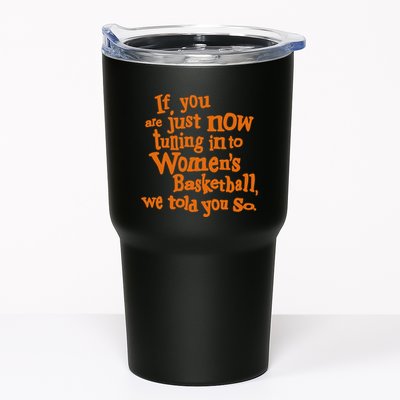 If You Just Now Tuning Into Basketball We Told You So Tumbler