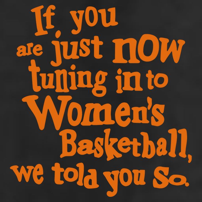 If You Just Now Tuning Into Basketball We Told You So Microfiber Hand Towel