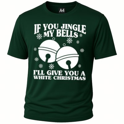 If You Jingle My Bells I'll Give You A White Christmas Funny Performance Shirt