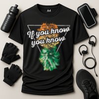 If You Know You Know Upside Down Pineapple Swinger Gift Cooling Performance Crew T-Shirt