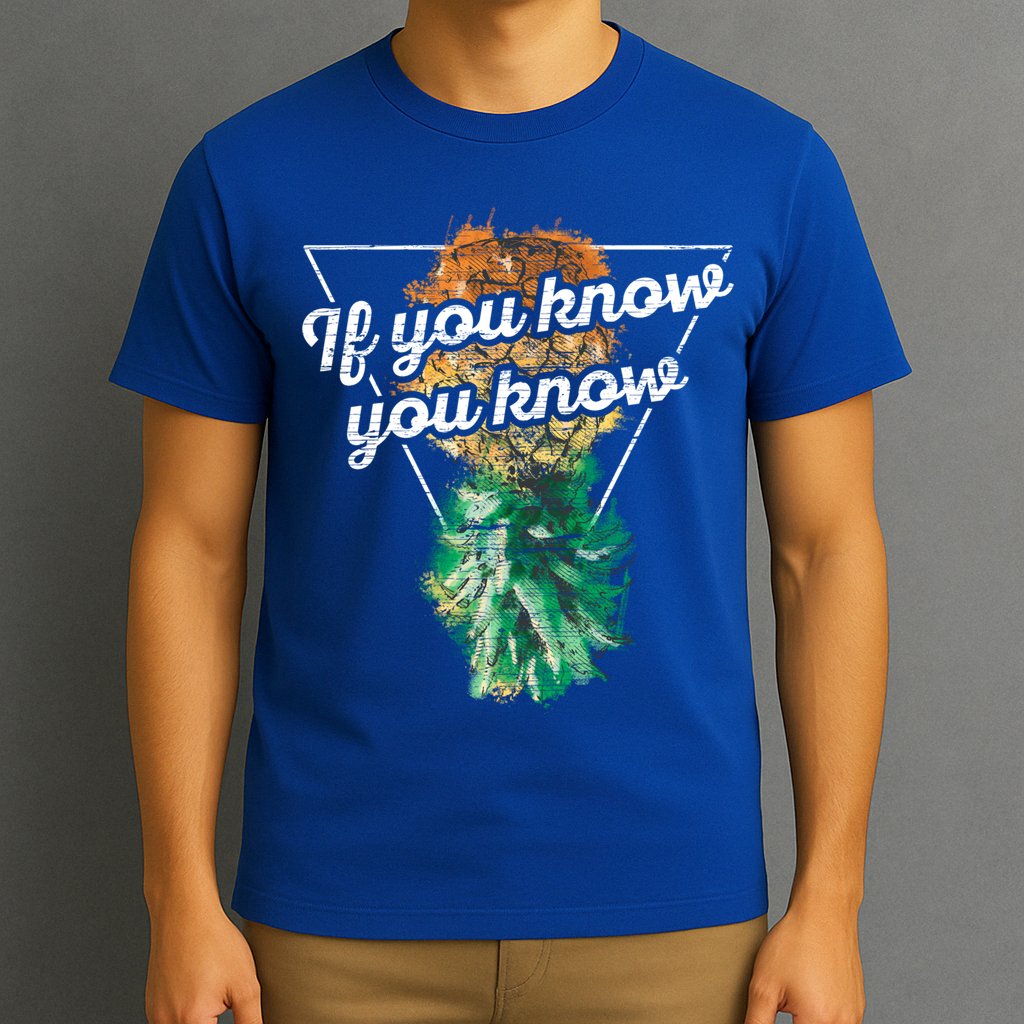 If You Know You Know Upside Down Pineapple Swinger Gift T-Shirt