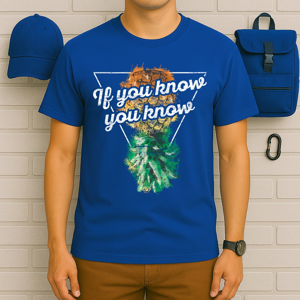 If You Know You Know Upside Down Pineapple Swinger Gift T-Shirt