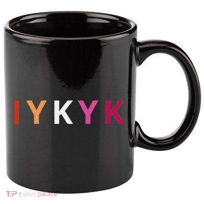 If You Know. Iykyk. Lesbian Pride Discreet Lgbtq Lgbtqia+ 11oz C Handle Ceramic Mug