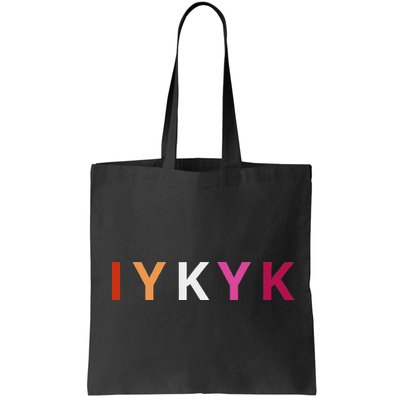 If You Know. Iykyk. Lesbian Pride Discreet Lgbtq Lgbtqia+ Bag
