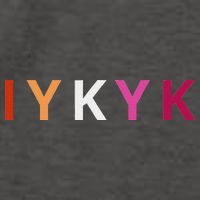 If You Know. Iykyk. Lesbian Pride Discreet Lgbtq Lgbtqia+ Vector Backpack
