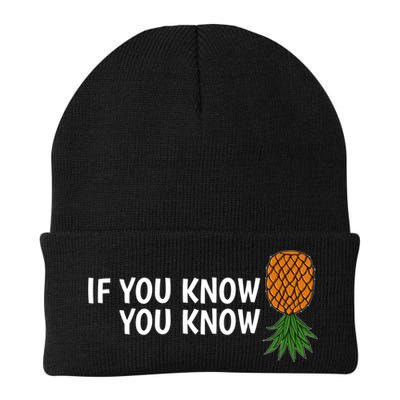 If You Know Swinging Upside Down Pineapple Cool Gift Beanie