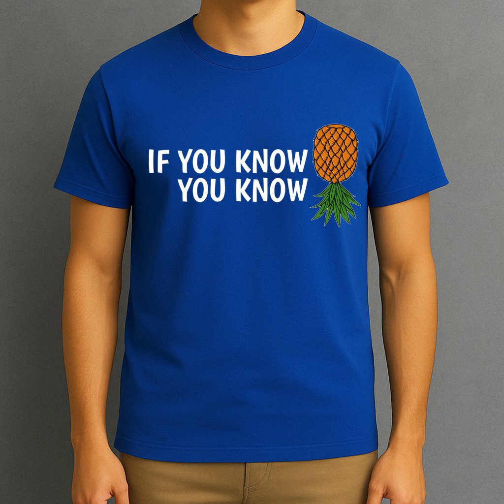 If You Know Swinging Upside Down Pineapple Cool Gift T-Shirt