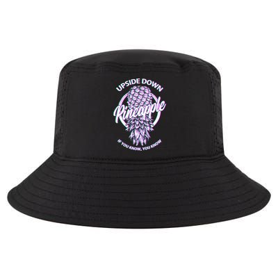 If You Know You Know Upside Down Pineapple Gift Cool Comfort Performance Bucket Hat