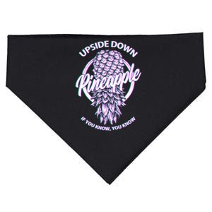 If You Know You Know Upside Down Pineapple Gift USA-Made Doggie Bandana