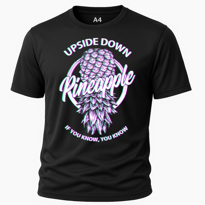 If You Know You Know Upside Down Pineapple Gift Cooling Performance Crew T-Shirt