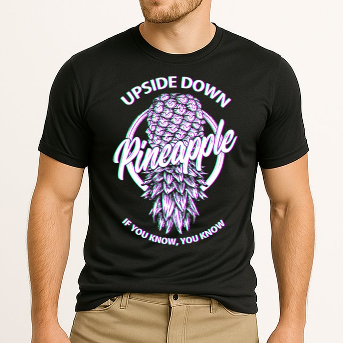 If You Know You Know Upside Down Pineapple Gift Cooling Performance Crew T-Shirt