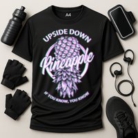 If You Know You Know Upside Down Pineapple Gift Cooling Performance Crew T-Shirt