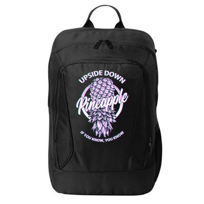 If You Know You Know Upside Down Pineapple Gift City Backpack