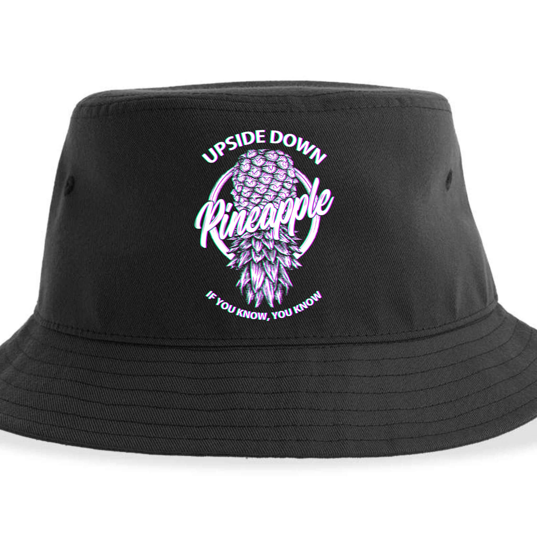 If You Know You Know Upside Down Pineapple Gift Sustainable Bucket Hat
