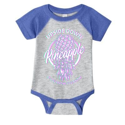 If You Know You Know Upside Down Pineapple Gift Infant Baby Jersey Bodysuit