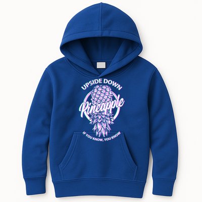 If You Know You Know Upside Down Pineapple Gift Kids Hoodie