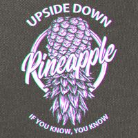If You Know You Know Upside Down Pineapple Gift Cotton Canvas Backpack