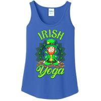 Irish Yoga Leprechaun St Patricks Day Ireland Namaste Meaningful Gift Ladies Essential Tank