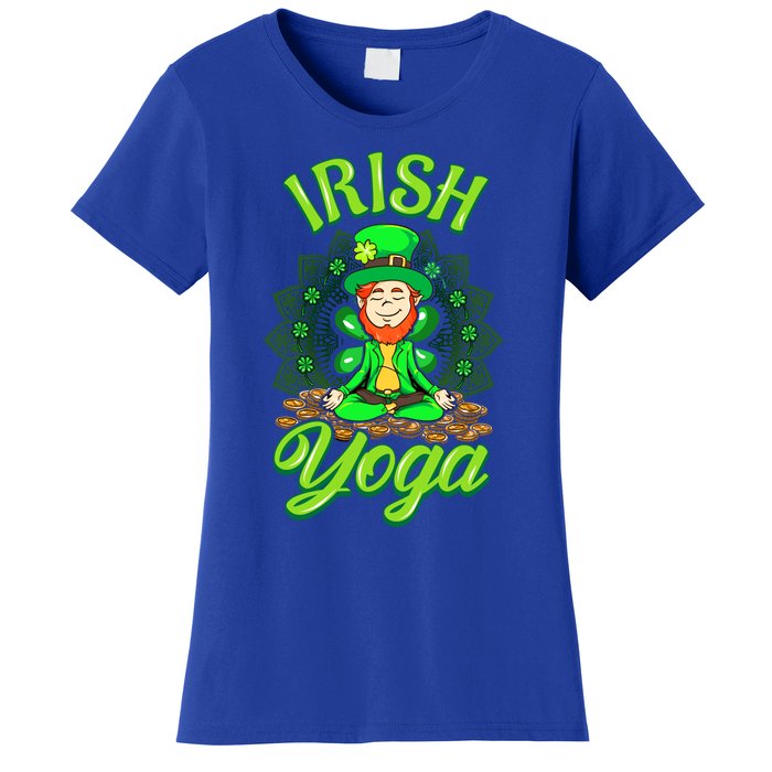 Irish Yoga Leprechaun St Patricks Day Ireland Namaste Meaningful Gift Women's T-Shirt