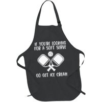 If You're Looking For A Soft Serve Go Get Ice Cream Full-Length Apron With Pockets