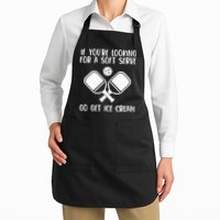 If You're Looking For A Soft Serve Go Get Ice Cream Full-Length Apron With Pockets