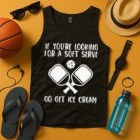 If You're Looking For A Soft Serve Go Get Ice Cream Tank Top