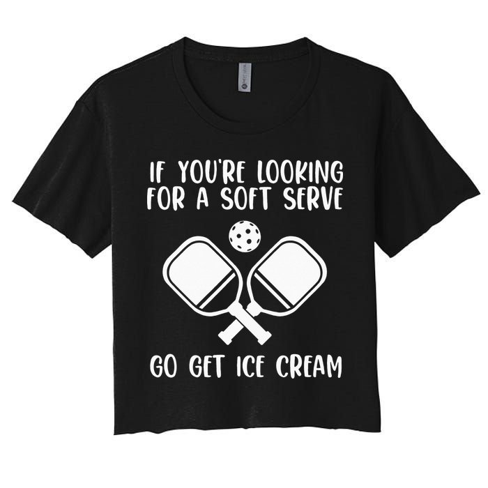 If You're Looking For A Soft Serve Go Get Ice Cream Crop Top