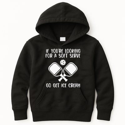 If You're Looking For A Soft Serve Go Get Ice Cream Kids Hoodie