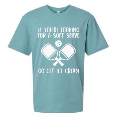 If You're Looking For A Soft Serve Go Get Ice Cream Sueded Cloud Jersey T-Shirt