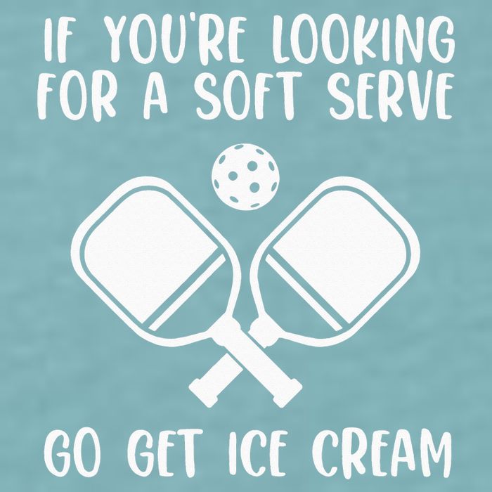 If You're Looking For A Soft Serve Go Get Ice Cream Sueded Cloud Jersey T-Shirt