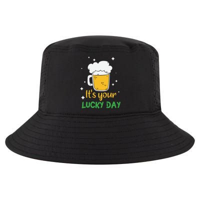 Its Your Lucky Day Funny Drinking Beer Cool Comfort Performance Bucket Hat