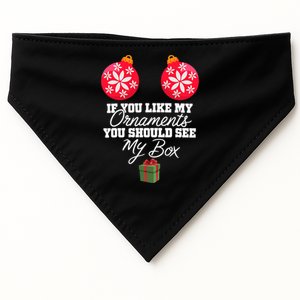 If You Like My Ornaments You Should See My Box Christmas USA-Made Doggie Bandana