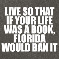 If Your Life Was A Book Florida Would Ban It Cotton Canvas Backpack