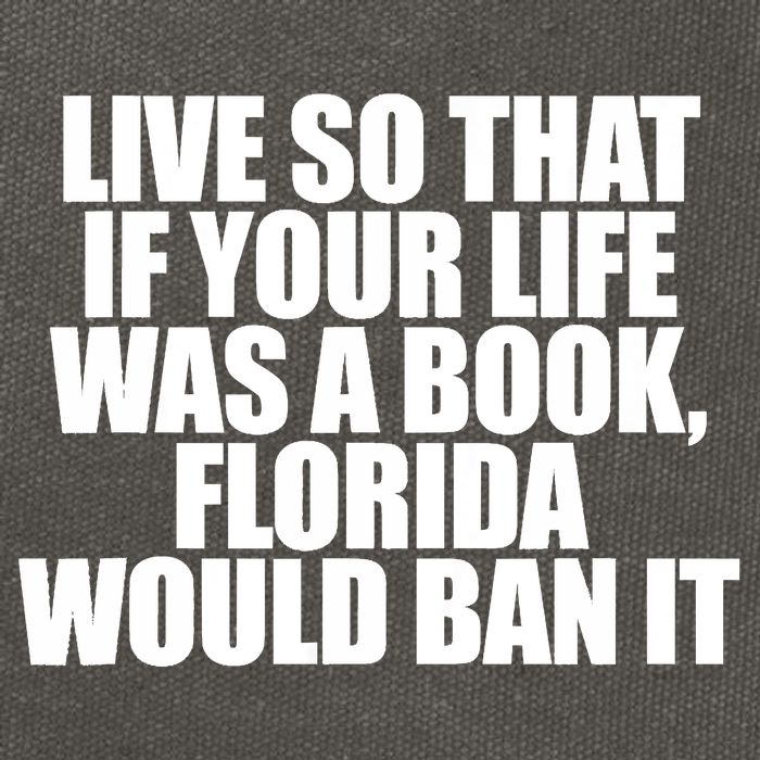 If Your Life Was A Book Florida Would Ban It Cotton Canvas Backpack