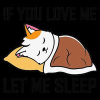 If You Love Me Let Me Sleep Cat Pet Lover Funny Gifts Impact Tech Backpack