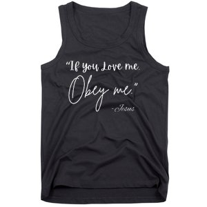 If You Love Me Let Obey Me Happy Together Tank Top