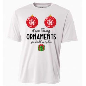 If You Like My Ornaments Funny Christmas Cooling Performance Crew T-Shirt