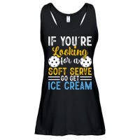 If You Looking For A Soft Serve Got Get Ice Cream Pickleball Gift Ladies Essential Flowy Tank