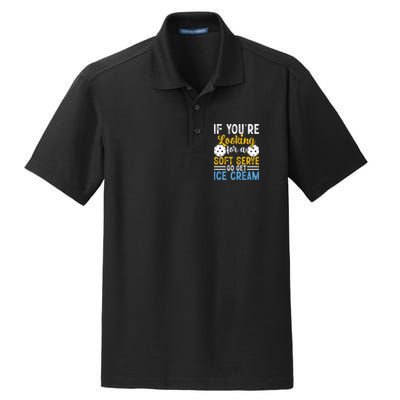 If You Looking For A Soft Serve Got Get Ice Cream Pickleball Gift Dry Zone Grid Polo