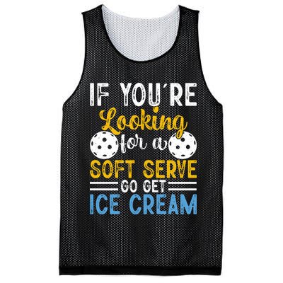 If You Looking For A Soft Serve Got Get Ice Cream Pickleball Gift Mesh Reversible Basketball Jersey Tank